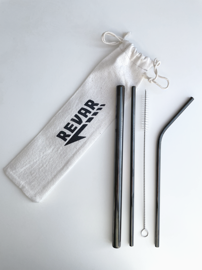 Set of Stainless Steel Straws