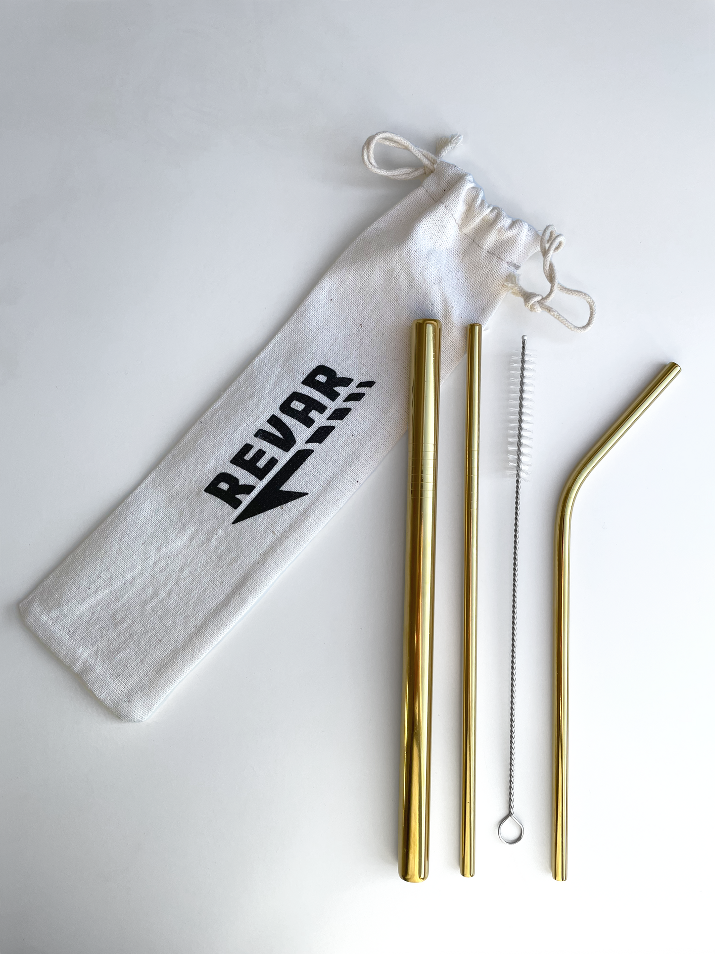 Set of Stainless Steel Straws