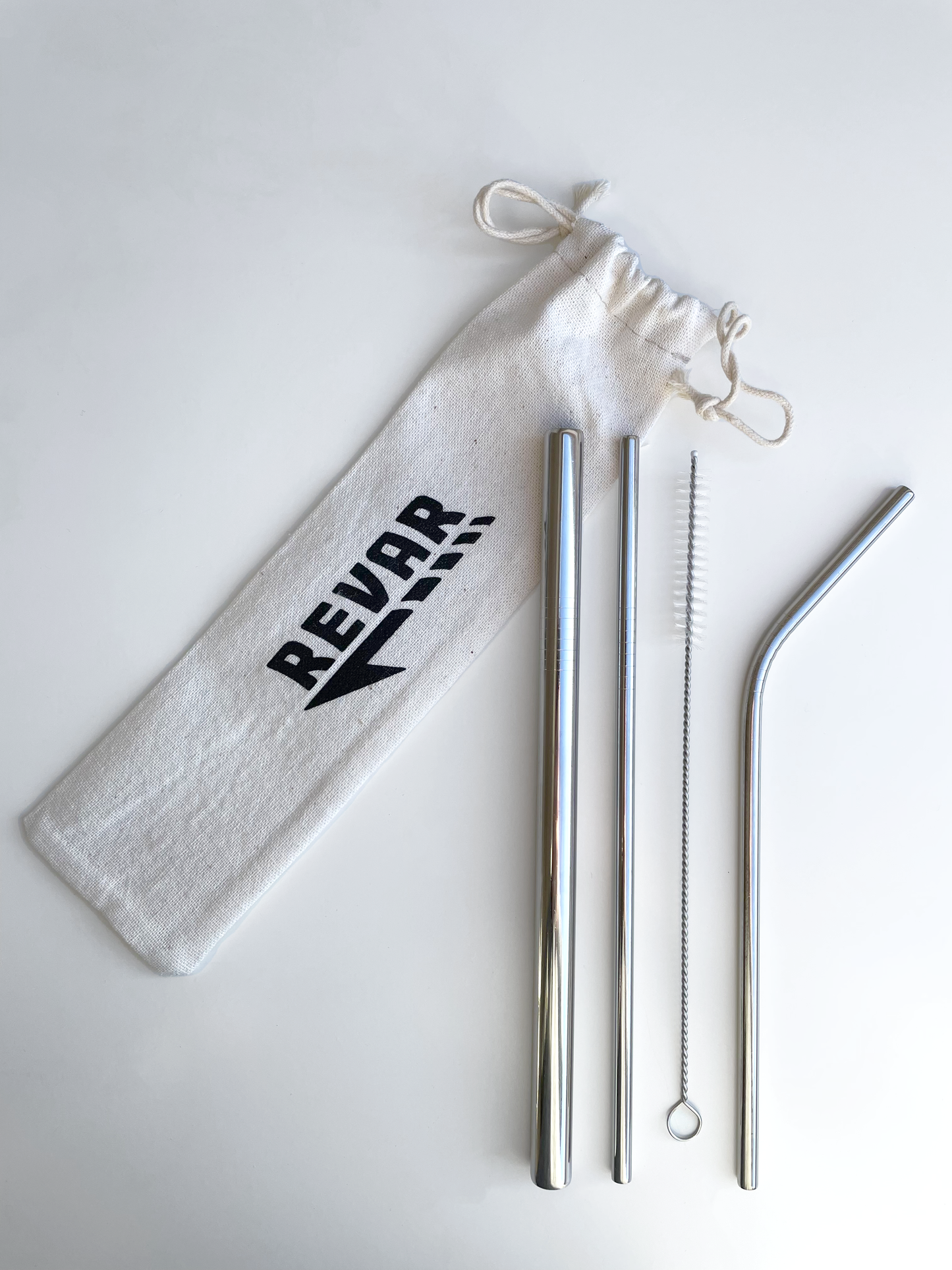 Set of Stainless Steel Straws